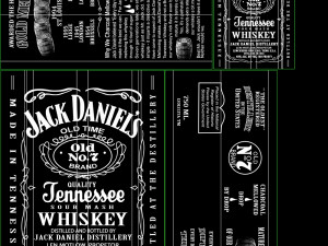 alcohol bottle vodka whisky collection 3D मॉडल