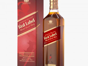 alcohol bottle vodka whisky collection 3D Model