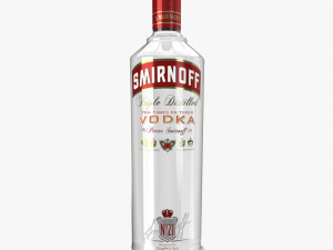 alcohol bottle vodka whisky collection 3D मॉडल