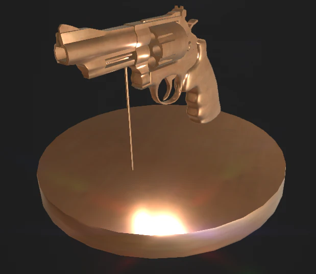 revolver stand 3D Model .c4d .max .obj .3ds .fbx .stl .blend 