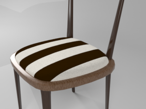 wooden chair 3D-Modell