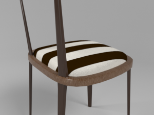 wooden chair 3D-Modell
