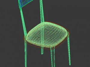 wooden chair 3D Model