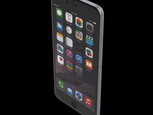 iphone 6 space gray 3D Model
