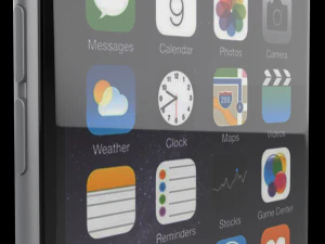 iphone 6 space gray 3D Model