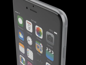 iphone 6 space gray 3D Model