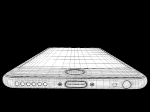 iphone 6 space gray 3D Model
