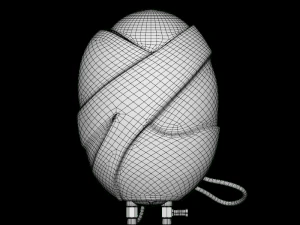 bajaj instant water heater white 3D Model