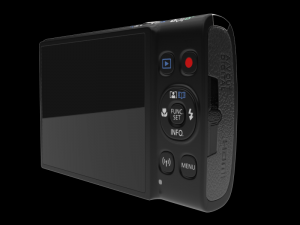 canon digicam 202mp ixus 285 black 3D मॉडल