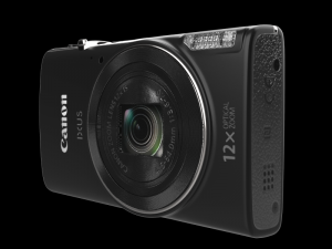canon digicam 202mp ixus 285 black 3D मॉडल