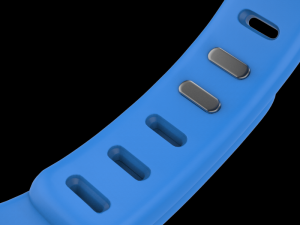 fitbit flex wireless wristband blue 3D Модель