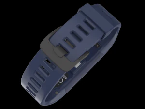 Braccialetto fitness Garmin Vivo Smart HR blu Modello 3D