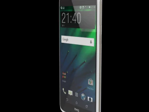 एचटीसी डिजायर 828 सफेद 3D मॉडल