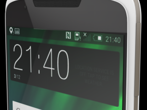 htc desire 828 white 3D मॉडल