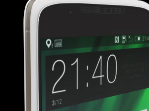 एचटीसी डिजायर 828 सफेद 3D मॉडल