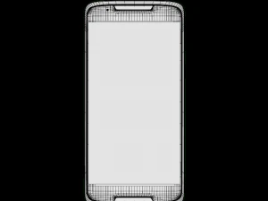 एचटीसी डिजायर 828 सफेद 3D मॉडल