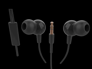 jbl c100si earphone mic black 3D Model