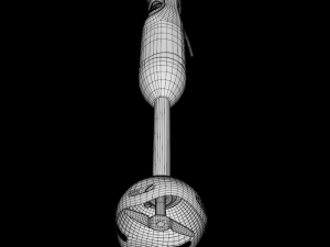 morphy richards pronto dlx hand blender white 3D Model