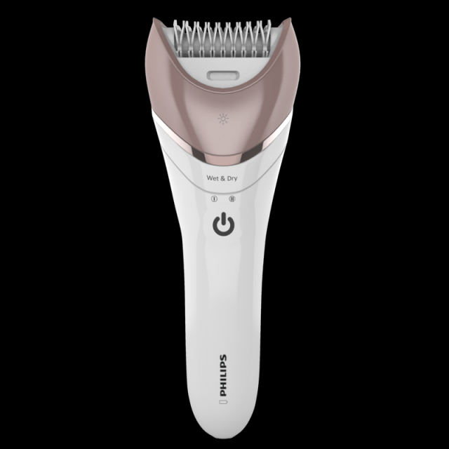 philips bre63000 wet and dry female epilator 3D मॉडल .c4d .max .obj .3ds .fbx .stl .blend 