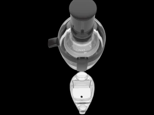 philips juicer pre clean hr1863 black 3D Model