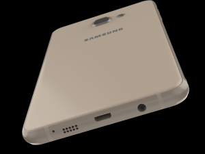 samsung galaxy a9 pro 2016 gold 3D मॉडल
