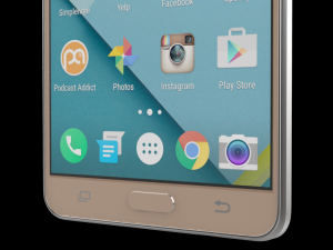 samsung galaxy on5 gold Model 3D