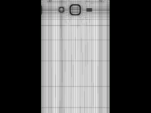 samsung galaxy on5 gold Model 3D