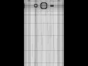 samsung galaxy on5 gold 3D Model