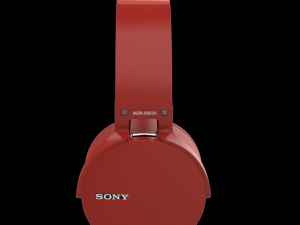 sony mdr xb950bt bluetooth headphones red 3D 模型