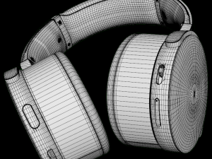 sony mdr xb950bt bluetooth headphones red 3D 模型