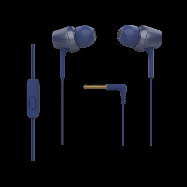 sony mdr ex250apl earphone blue Modelo 3D .c4d .max .obj .3ds .fbx .stl .blend 