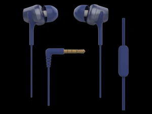 सोनी एमडीआर एक्स250एपीएल ईयरफोन नीला 3D मॉडल