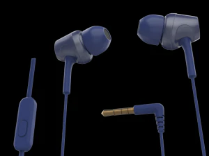 सोनी एमडीआर एक्स250एपीएल ईयरफोन नीला 3D मॉडल