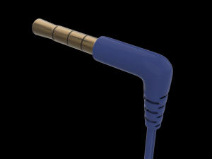 sony mdr ex250apl earphone blue Modelo 3D