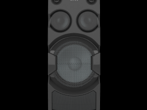 sony mhc v44d audio system black 3D Model