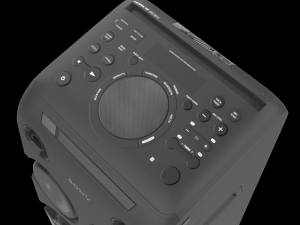 sony mhc v44d audio system black 3D मॉडल
