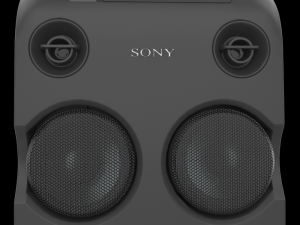 sony mhc v44d audio system black 3D मॉडल