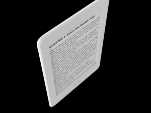 amazon kindlepaperwhitewith wi fi connectivity white 3Dモデル