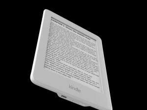 Amazon Kindle Paperwhite mit Wi-Fi-Konnektivit&auml;t wei&szlig; 3D Modell