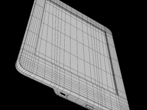 Amazon Kindle Paperwhite mit Wi-Fi-Konnektivit&auml;t wei&szlig; 3D Modell