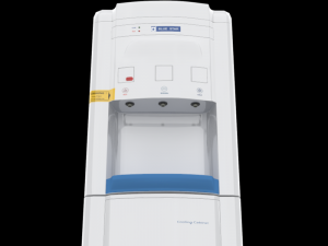 blue star water dispenser with refrigerator 3D मॉडल
