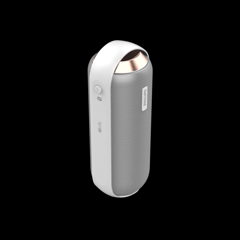 philips bt6000w 94 wireless portable speaker white 3D in