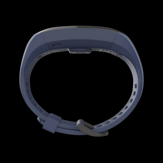 garmin vivo smart hr fitness wristband blue 3D मॉडल .c4d .max .obj .3ds .fbx .stl .blend 