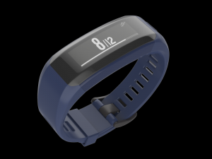garmin vivo smart hr fitness wristband blue 3D मॉडल