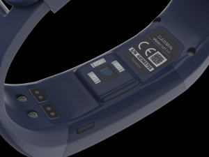 garmin vivo smart hr fitness wristband blue 3D मॉडल