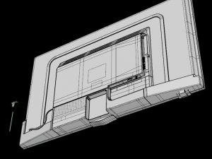 hitachi ld50sy11a ciw 124cm led tv 3D Model