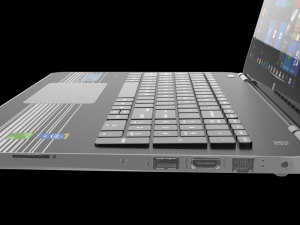 hp pavillion 15 au003tx silver 3D मॉडल