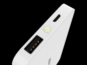 hyundai mpb 50w 5000 mah power bank white 3D मॉडल