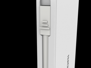 hyundai mpb 50w 5000 mah power bank white 3D मॉडल