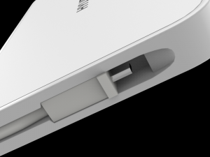 hyundai mpb 50w 5000 mah power bank white 3D मॉडल